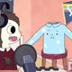 Pajamas suffering through a recording of Hedgehog’s podcast.